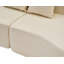 Canapé courbé désossé, canapé modulaire à compression de 106 po, haute densité, canapé-lit pour salon, salon, appartement, chenille-618137723