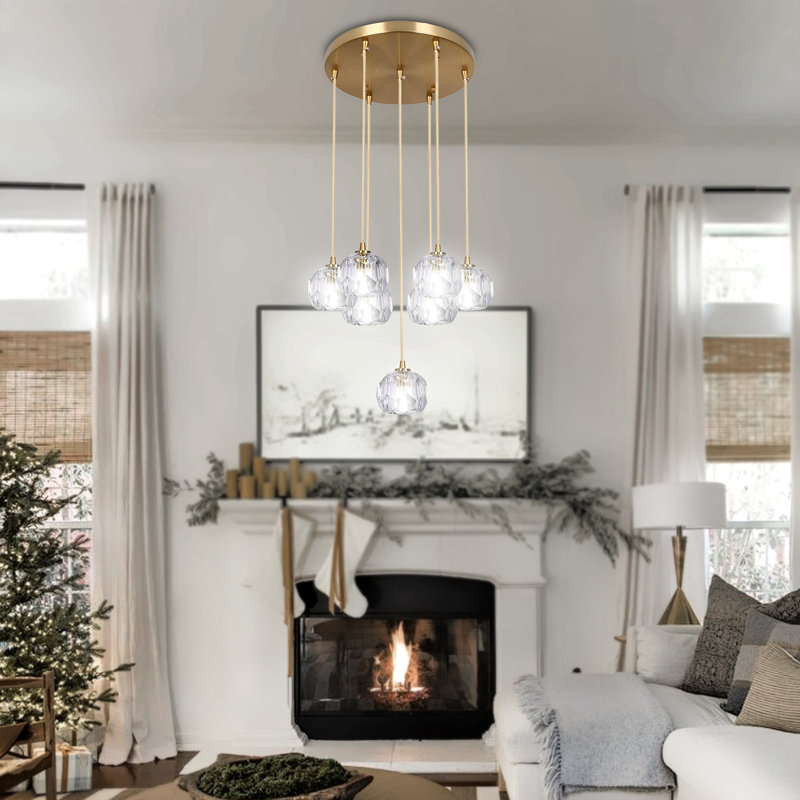 Bawi 7 - Light Geometric Chandelier
