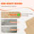 Burlap Fabric Roll, 40” x 75 ft & 50 x 50 High Density Wide Natural Burlap Fabric Rolls, Jute Fabric Burlap Tree Wrap Roll, Crafts, Wedding, Gardening, Plant & Tree Winter Covering, Designed for Decor-105368524