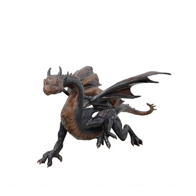 Statue de bronze marchant en bronze