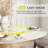Amberly Stylish Round Dining Table With Lazy Susan - Stone Top And Solid Wood Base For Modern Dining-1623094959-1623094958