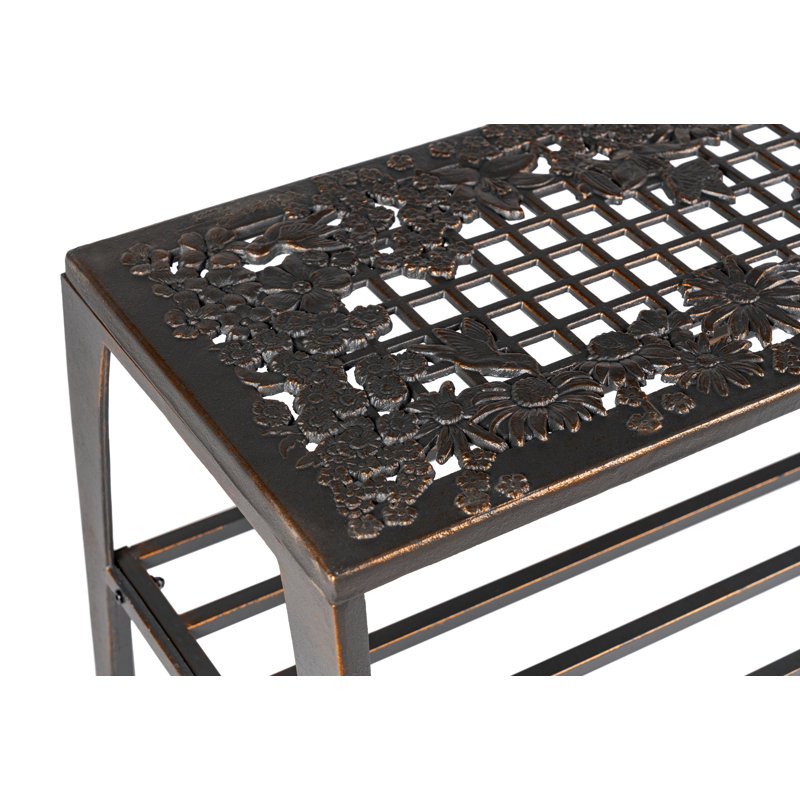 Franchell Iron Outdoor Bench