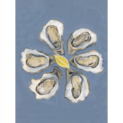 Oyster Plate II by Michael Willett - Wrapped Canvas Print