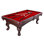  Table de billard de 8 pieds Hathaway Augusta - Queues de billard et boules de billard incluses - Conception classique parfaite pour la famille, la maison, la salle à manger ou le salon