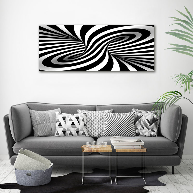 Swirl Abstraction - Wrapped Canvas Print