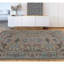 Hand-Knotted High-Quality Gold and Green Area Rug