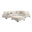 Canapé modulaire 5 pièces avec repose-pieds Koah-131278848