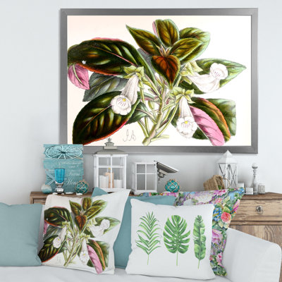 «Vintage Blossoming Flower V», peinture sur toile