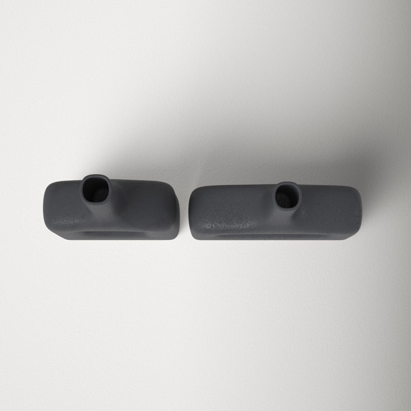 Black Ceramic Novelty Table Vase Set