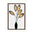 Classic Brown Wood Floater Framed