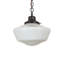 16" Wide Revival Schoolhouse W/Traditional Globe Pendant
