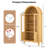 71’’ Arched Kitchen Pantry Storage Cabinet
