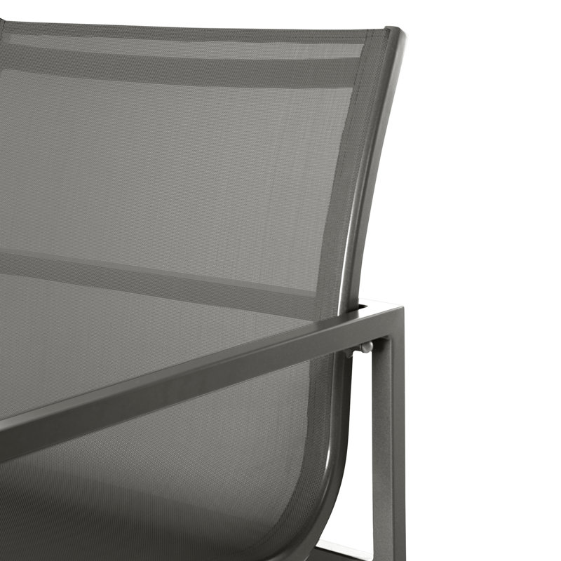 Serenata Sling Arm Chair, Gray