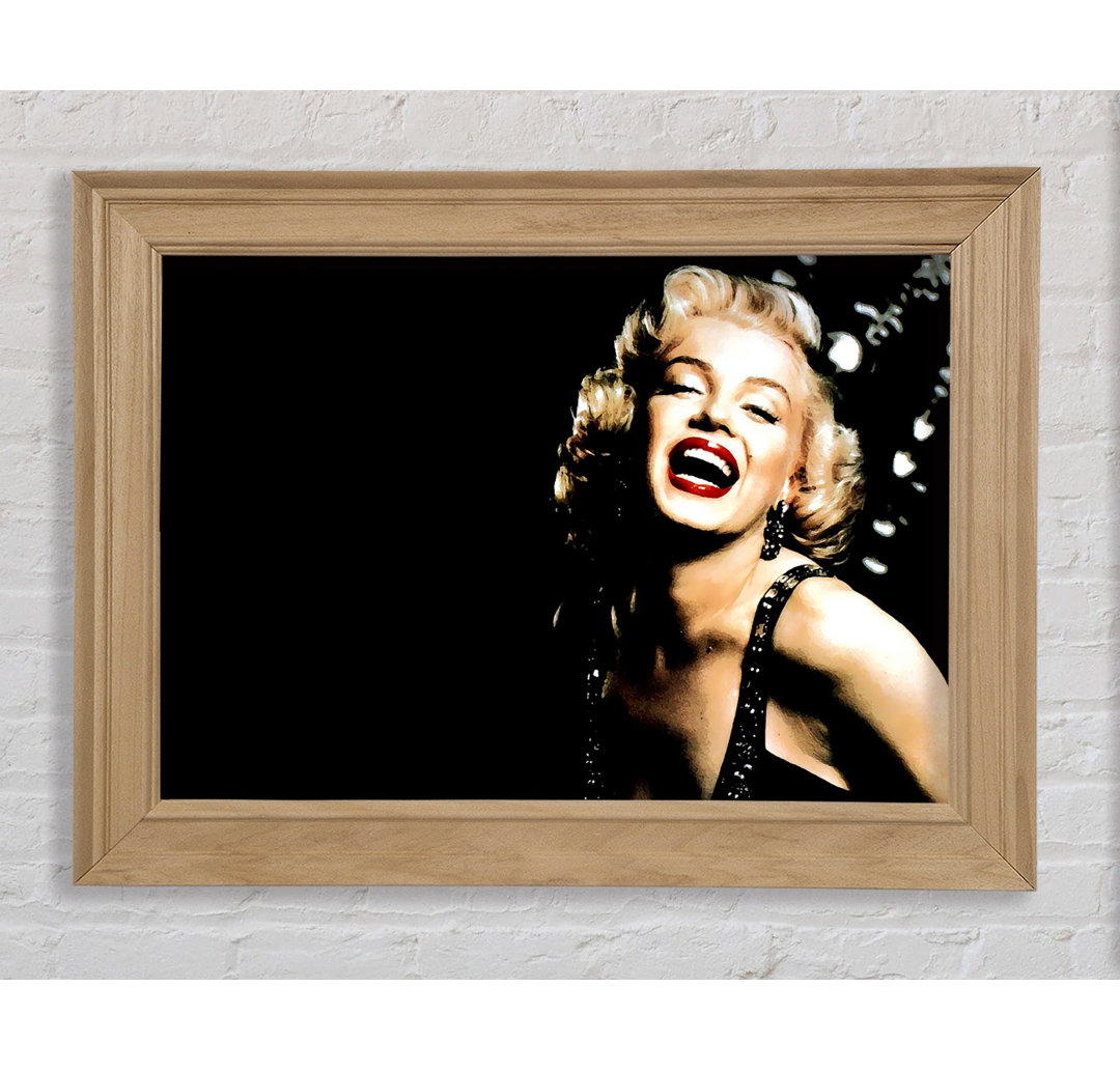 Marilyn Monroe Sparkle - Einzelner Bilderrahmen Kunstdrucke