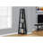 Hewitt Zyn 71 Inch Corner Shelf, 5 Tier Etagere Open V Ladder Bookcase, Black-390916081-390916082