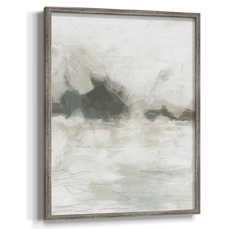 Horizon Break I Framed Print - Solid Wood, 15" H x 12" W