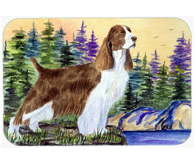 Caroline's Treasures Springer Spaniel Glass Cutting Board