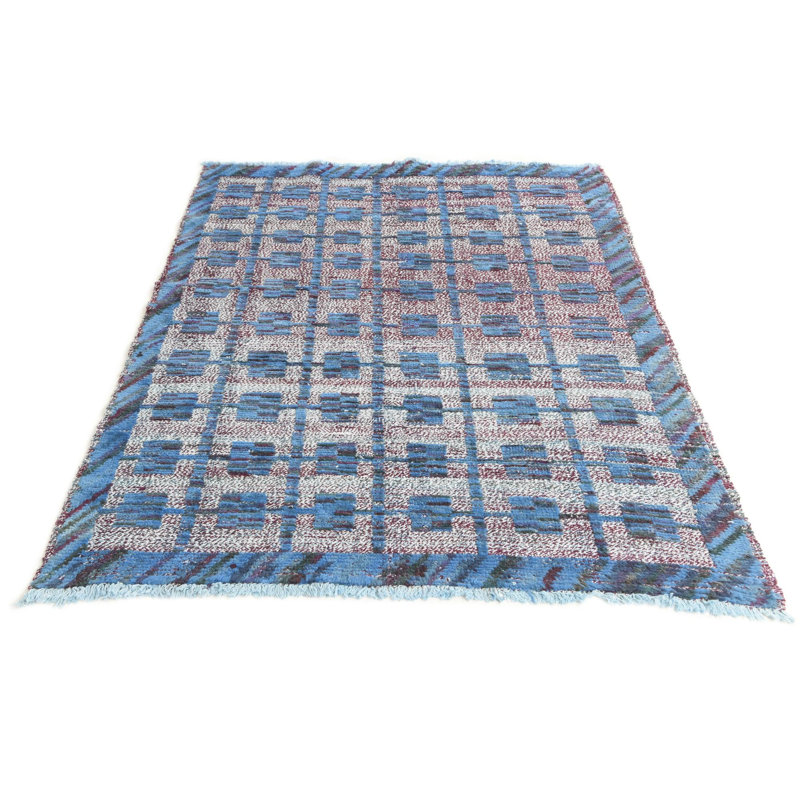 Tapis bleu 4 x 6 Philip