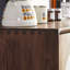 Buffet de rangement simple et moderne en bois massif-129849921