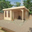 The Lakra Tongue & Groove Log Cabin 16x12w