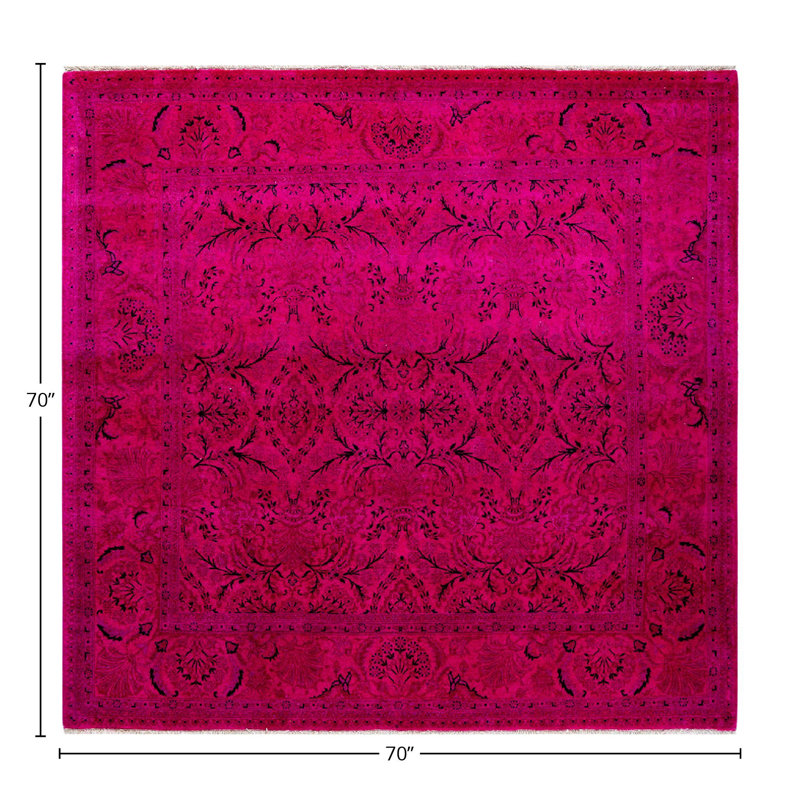 Danazia One-of-a-Kind 5' 10" X 5' 10" Hand Knotted Area Rug