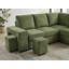 Canapé modulaire rembourré avec repose-pieds 94,88 po-1111629568