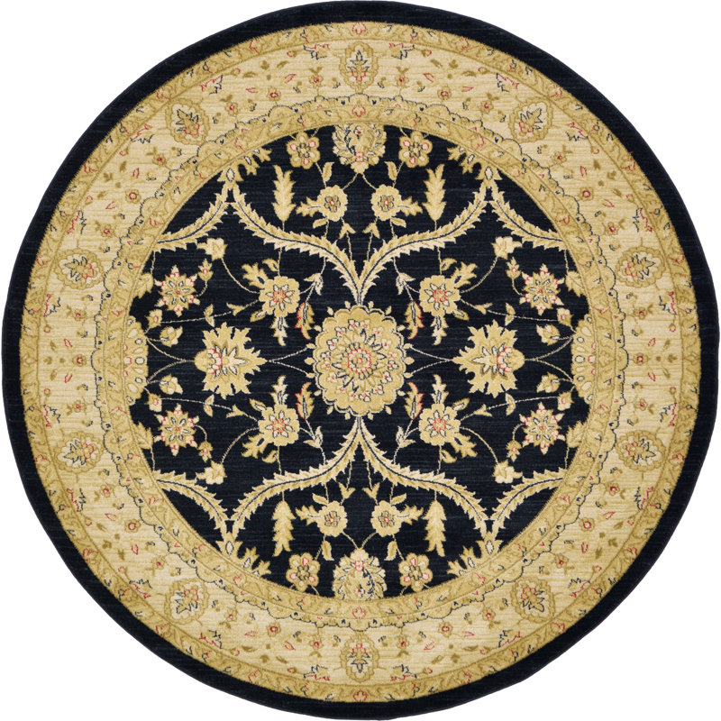 Moore Oriental Indoor Rug, Round 6'1"