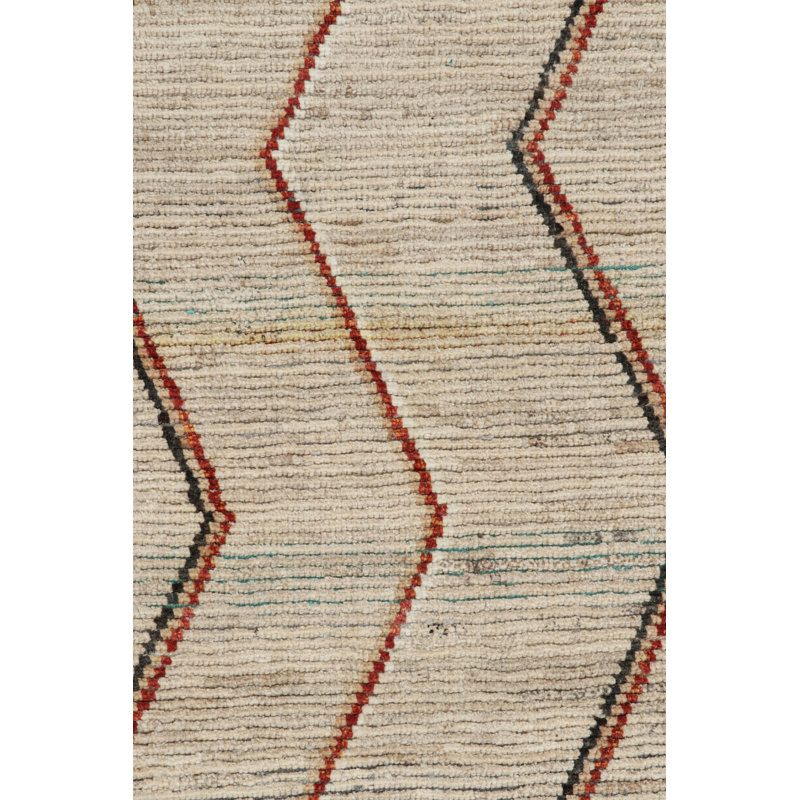 Moroccan Wool Area Rug, Rectangle 10' x 14'