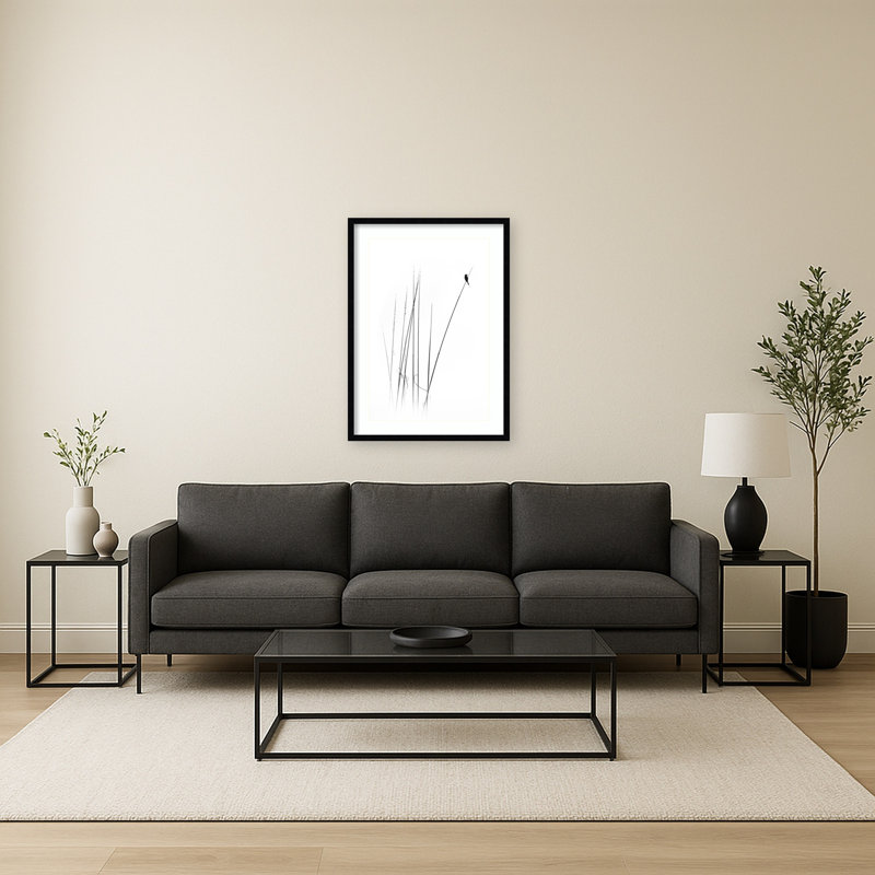 A Sabbatical par Swapnil - Reproduction d'art sur papier encadrée, H 29 po x l 21 po, Noir