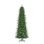Pre-Lit Green Slim Fir Artificial Christmas Tree – Warm White & Multi-Color Chasing & Twinkling Lights, Functions with Foot Pedal & Remote, Simple Setup