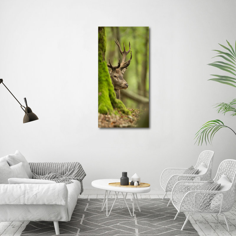 Deer - Wrapped Canvas Print