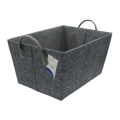 JVL Fabric Decorative Basket
