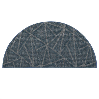 Tapis intérieur/extérieur bleu