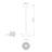 Oxford 1 - Light Black LED Single Pendant-64112584