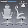Ergonomic Office Chair, Breathable Mesh Task Chair with Flip-up Arms and Adjustable Height