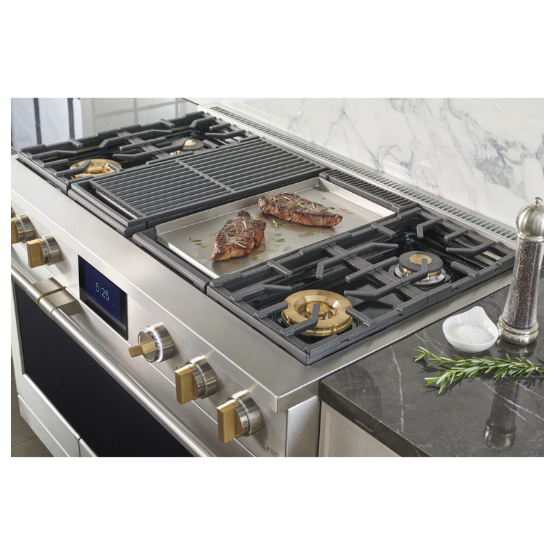 Monogram 48" Dual-Fuel Range with Griddle and Grill