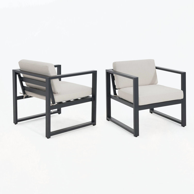Ensemble de 2 chaises d'extérieur Navan