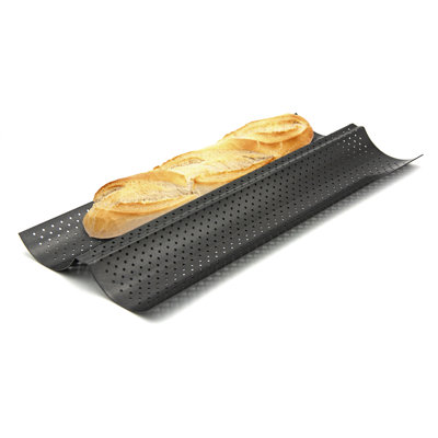 2er Set Baguette-backblech Für Baguette