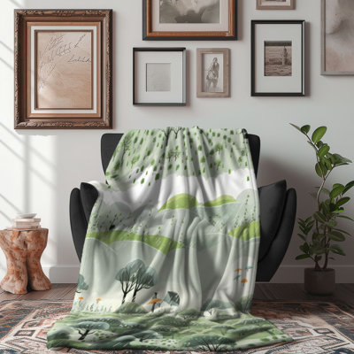 Couverture verte 1 pièce
