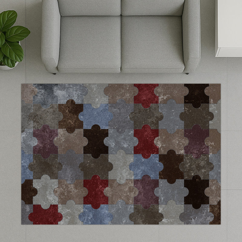 Geometric Area Rug, Rectangle 155 x 230 cm