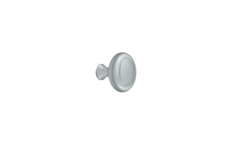 Mushroom Knob, Brushed Chrome