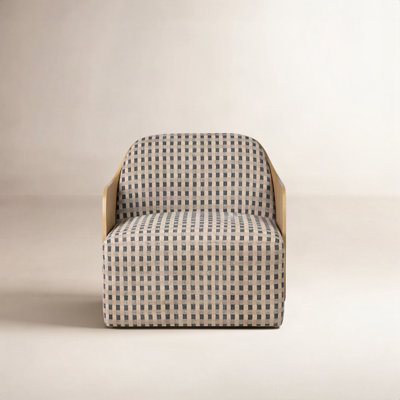 Marmee Upholstered Swivel Armchair