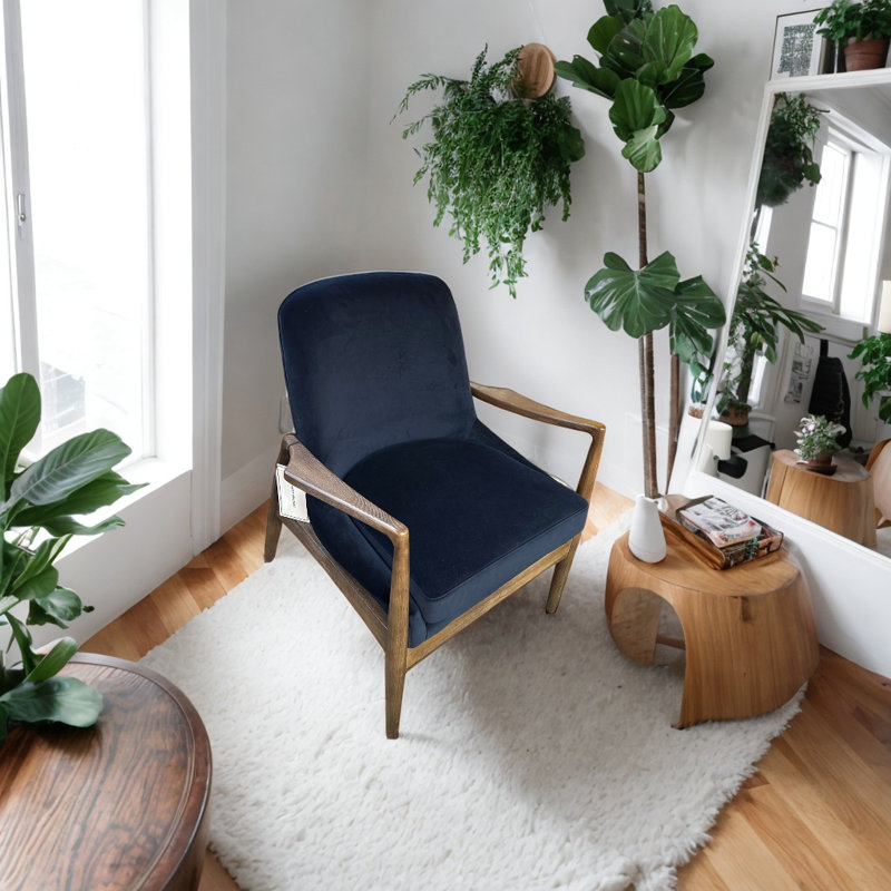 Abnel Velvet Armchair