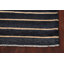 Tapis bleu marine noué à la main de conception unique 2 pi 6 po x 4 pi 0 po