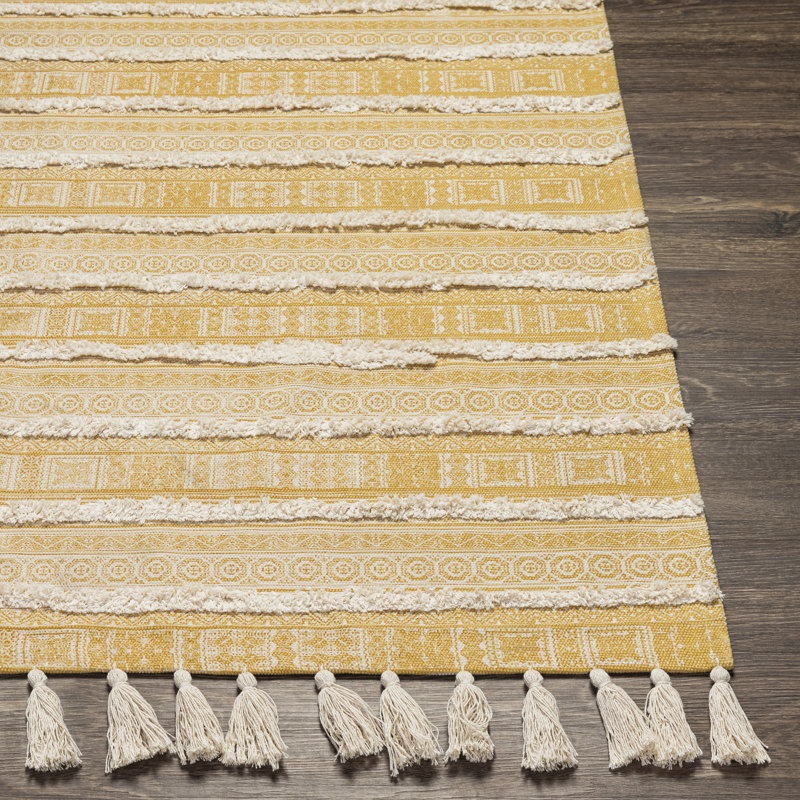 Laurent Cotton Striped Indoor Rug, Rectangle 2'6" x 4'