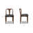 Arco Leather Dining Chair with Solid Wood Frame