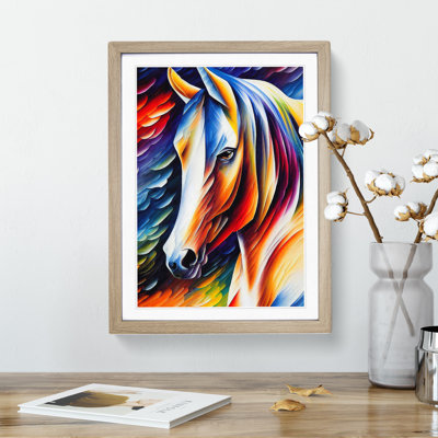 Horse Portrait No.2 1 Piece Single Picture Frame Painting