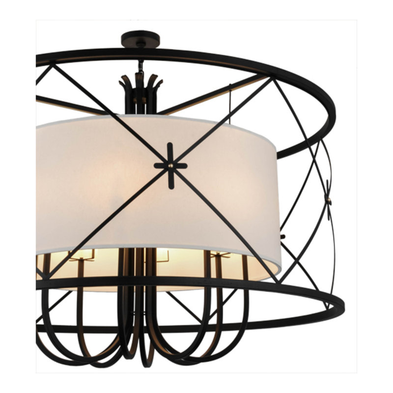 Penelope 8 - Light Semi Flush Mount