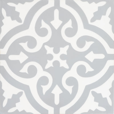 Argana 8" x 8" Cement Patterned Wall & Floor Tile
