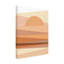 «Line and Brush», rayé, horizon, lever de soleil, toile tendue-104292002
